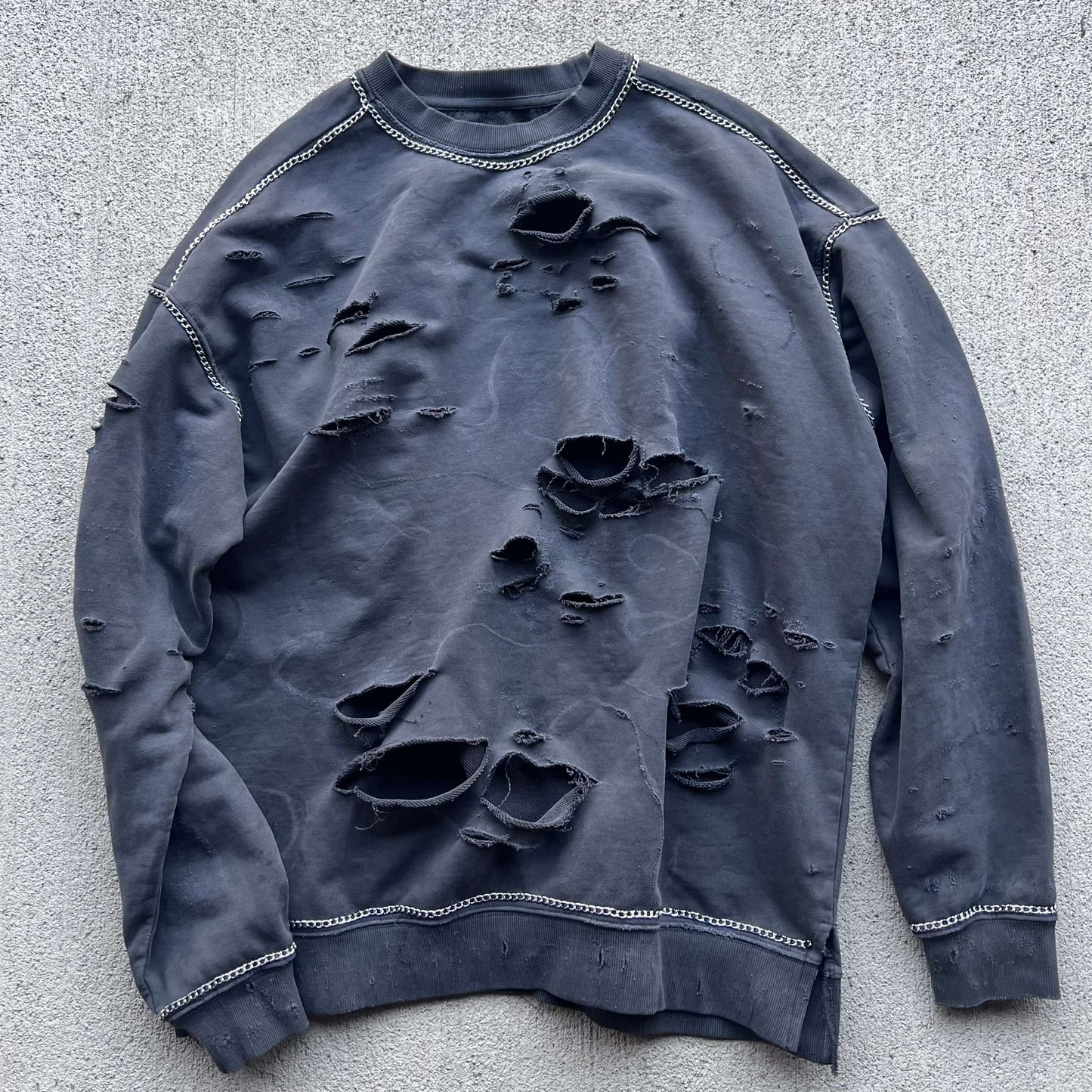 Distressed Crewneck