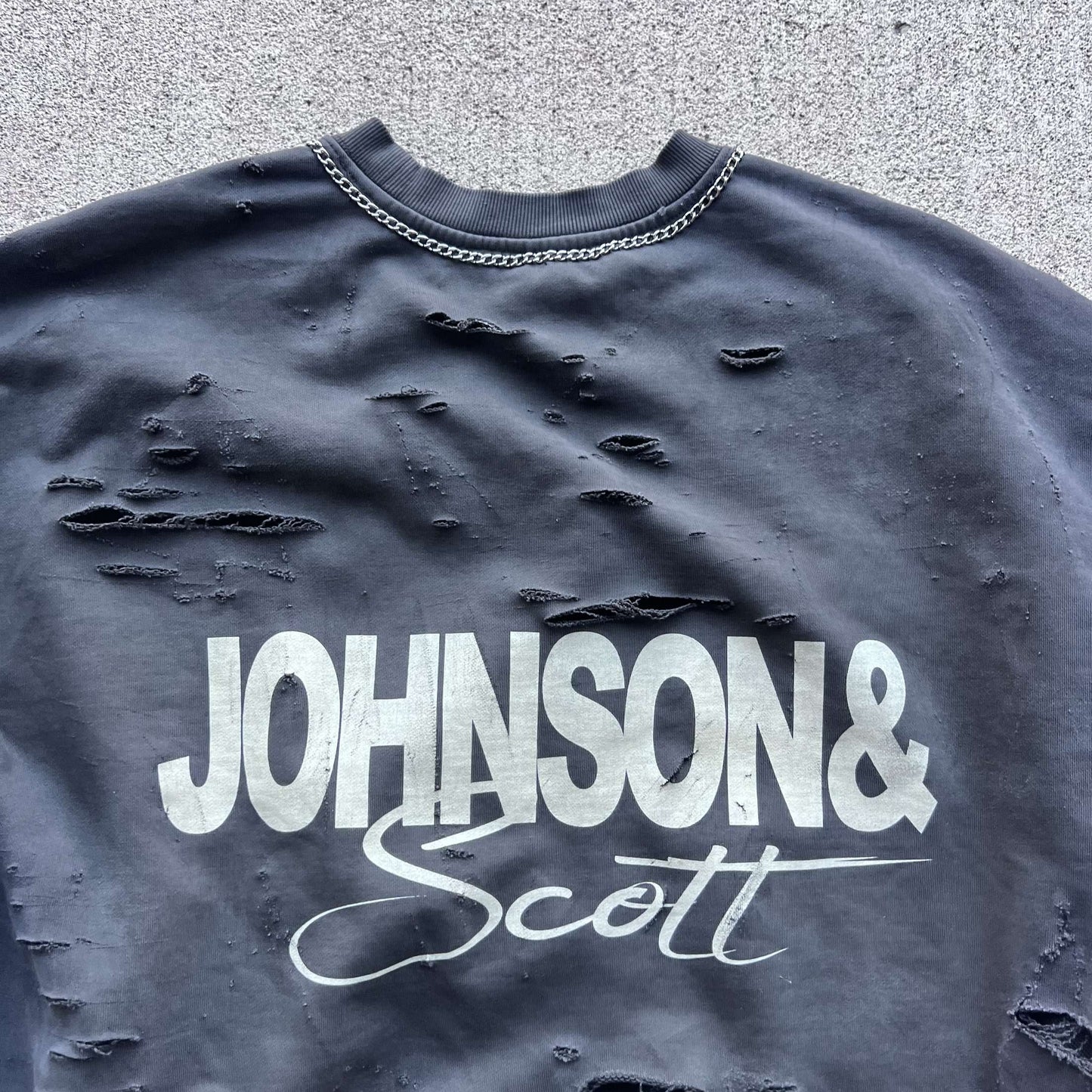 Distressed Crewneck