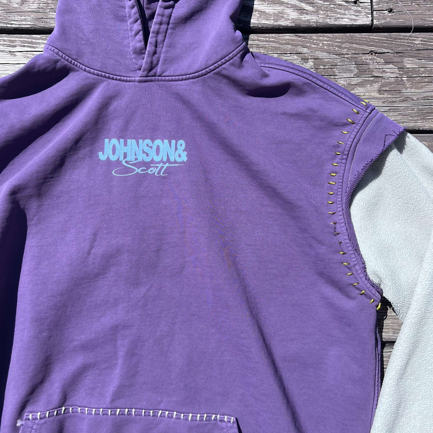 Fleece Sleeve Hoodie