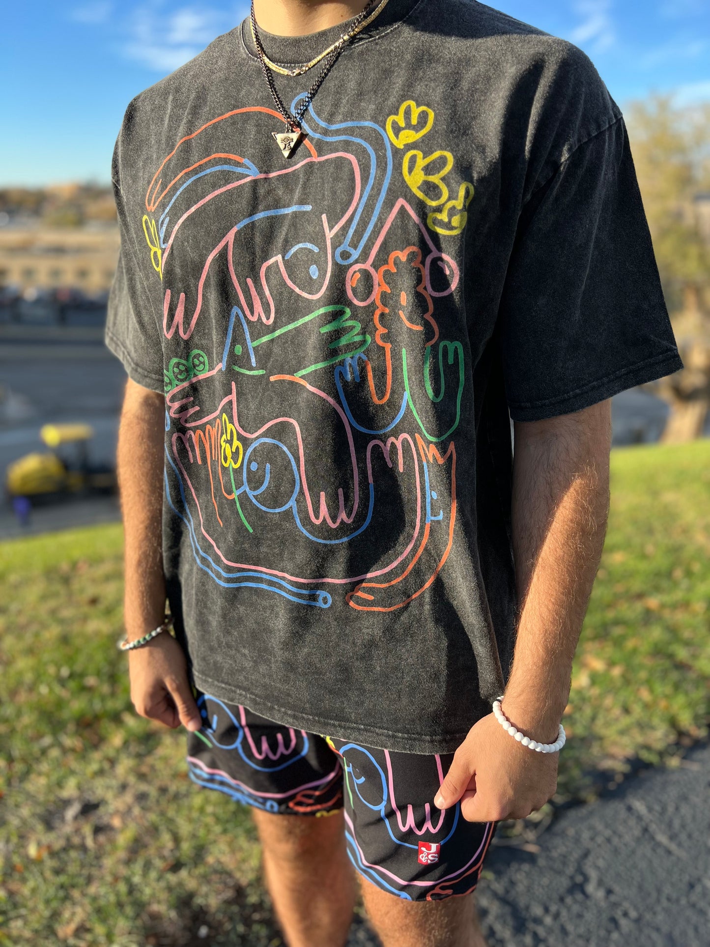 OLIVIA'S FARMERS MARKET 'The Dandelion has my Smile' SUMMER SHORT SHORTS