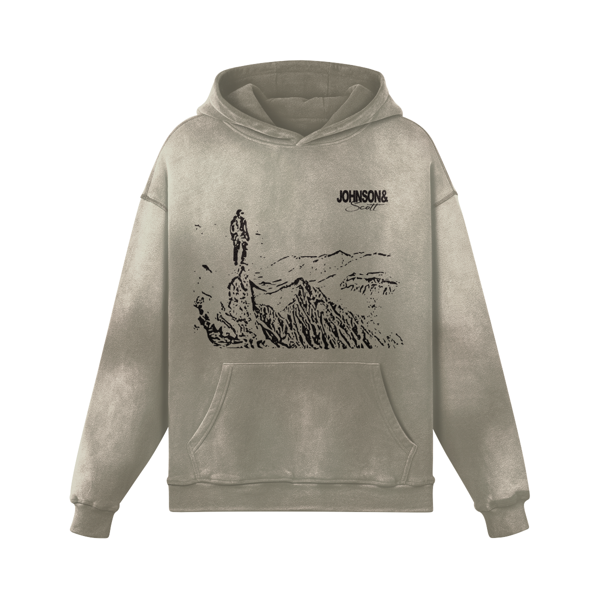 MOUNTAIN TOP SUN FADED HOODIE