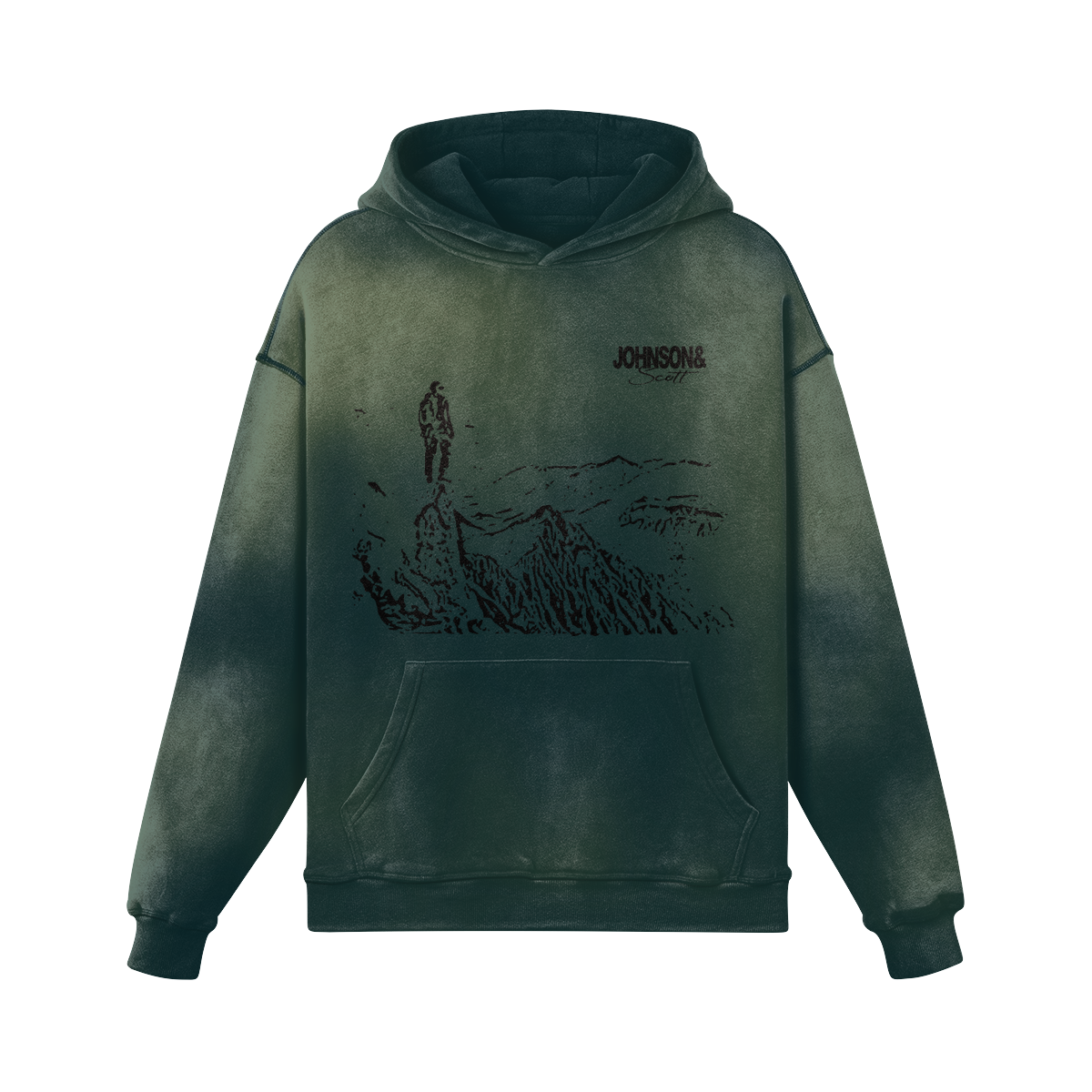 MOUNTAIN TOP SUN FADED HOODIE