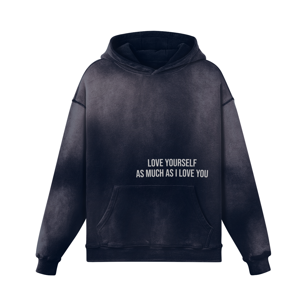 LOVE YOURSELF SUN FADED HOODIE