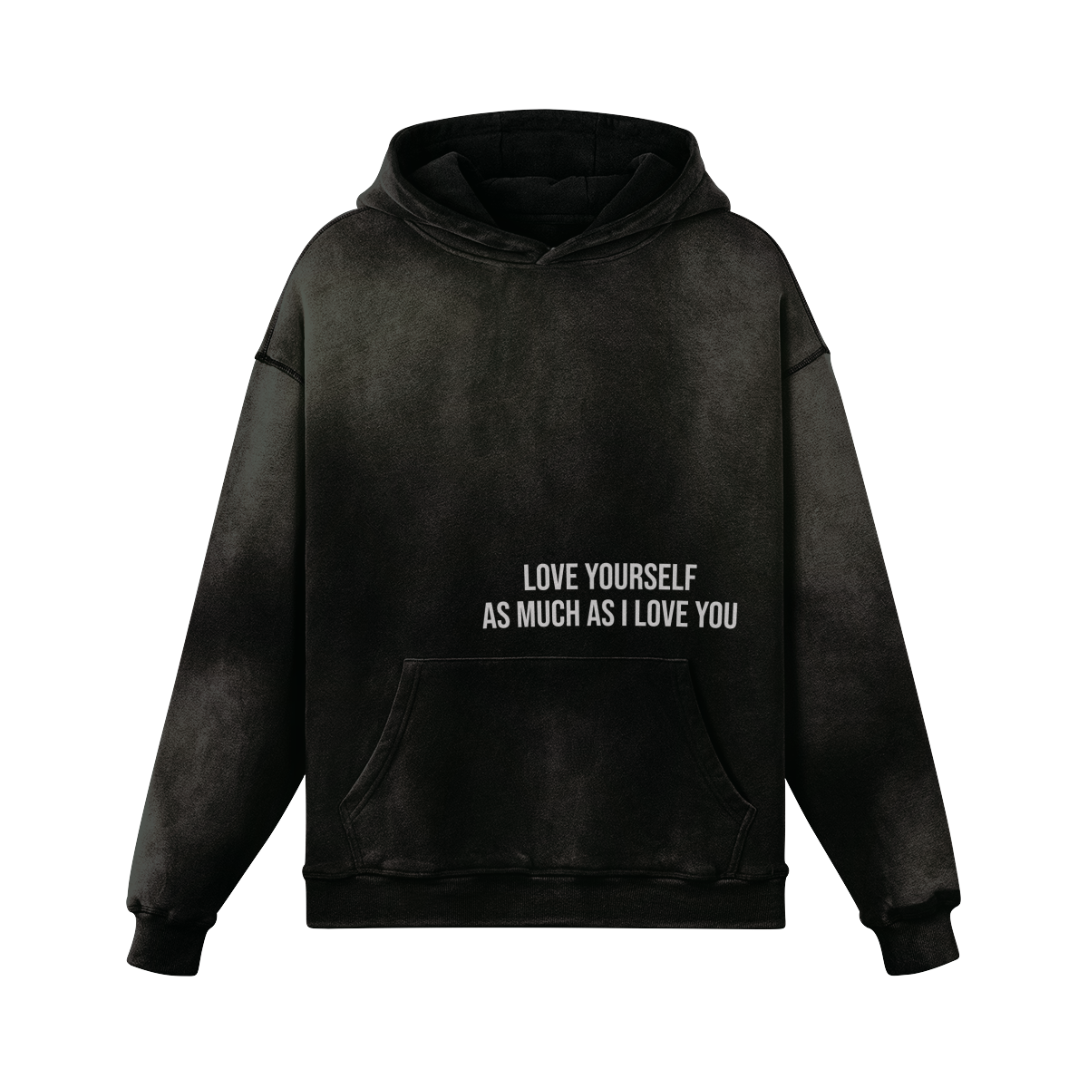 LOVE YOURSELF SUN FADED HOODIE