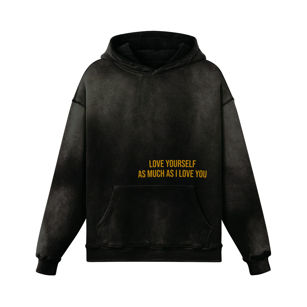LOVE YOURSELF SUN FADED HOODIE