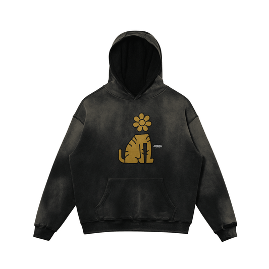 FLOWERHEAD TIGER SUN FADED HOODIE