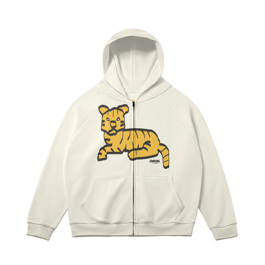 TIGER FULL ZIP HOODIE