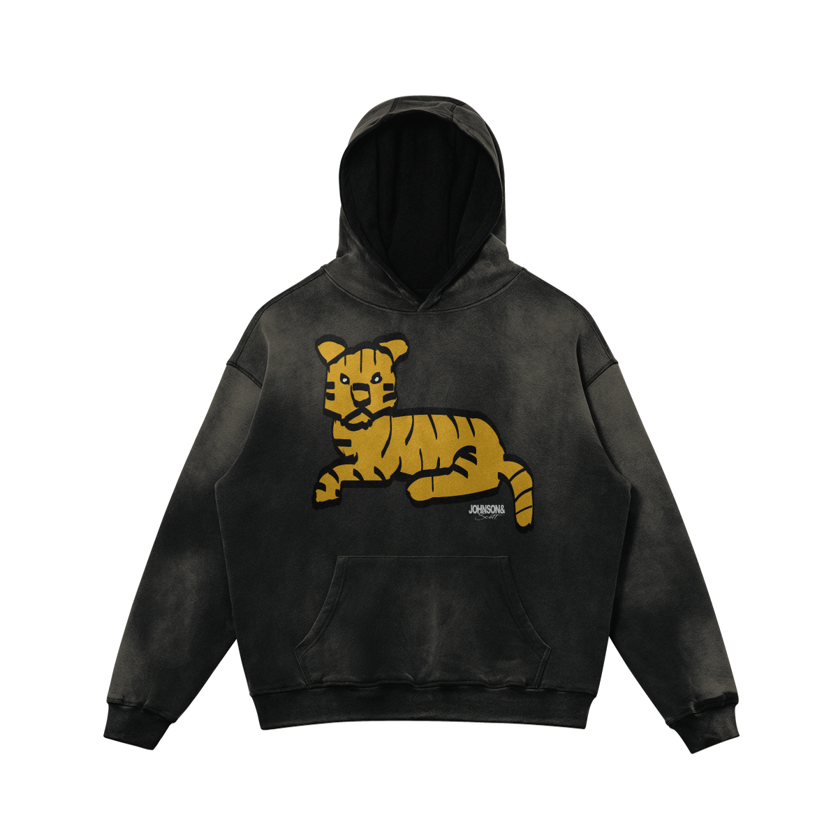TIGER SUN FADED HOODIE