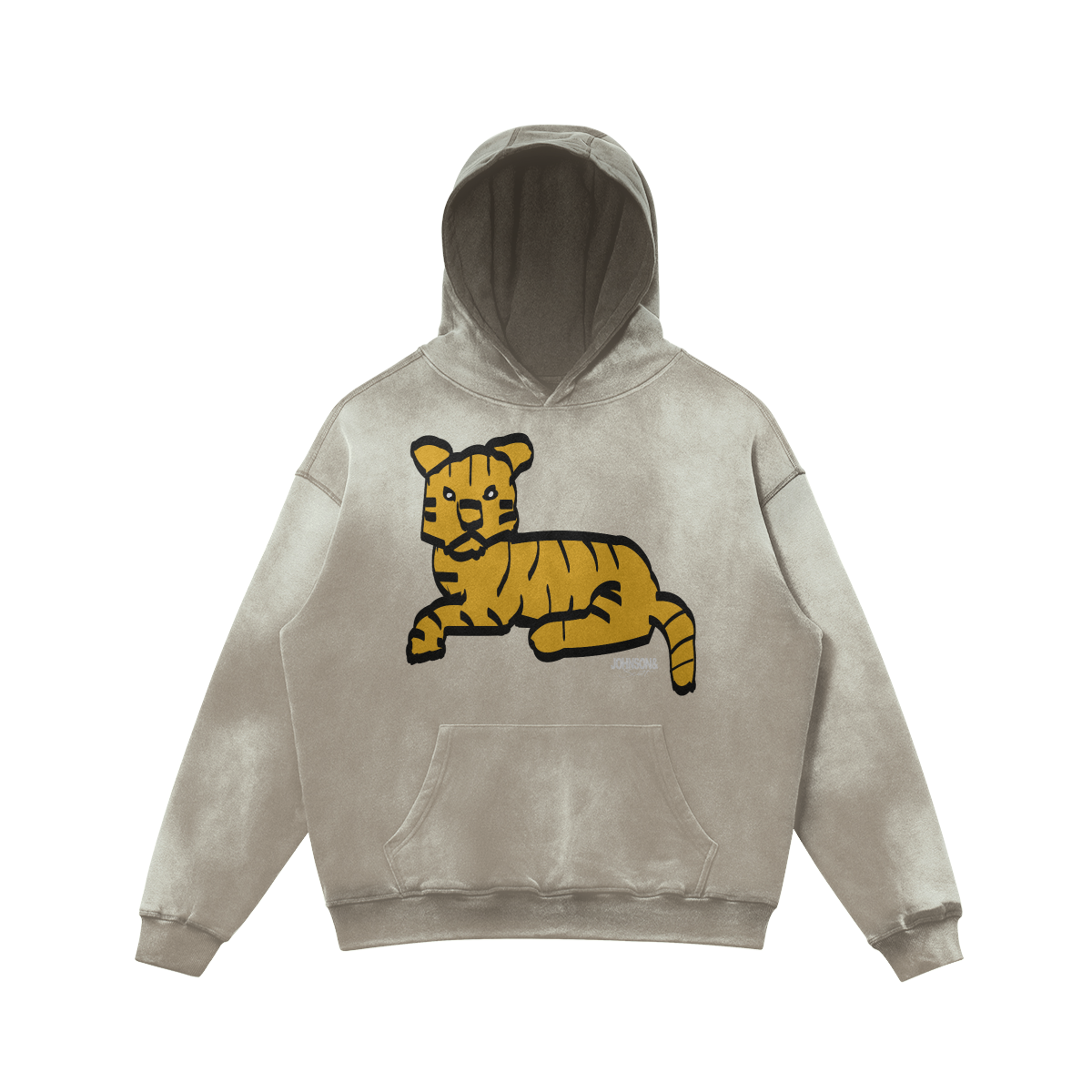 TIGER SUN FADED HOODIE