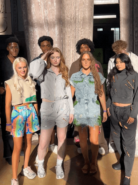 Models presenting the JOHNSONANDSCOTT Beneath the Surface Fall/Winter 2025 collection.