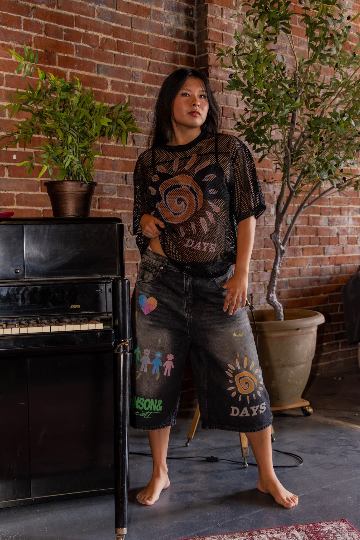 Sunny Days Mesh T-Shirt by JOHNSONANDSCOTT