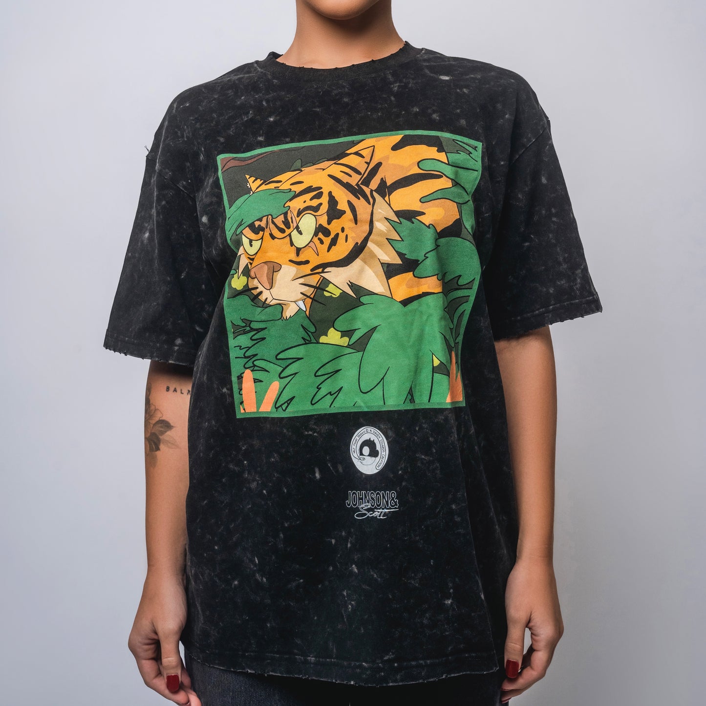 HALFMOONSTUDIOZ X JOHNSONANDSCOTT TIGER T-SHIRT