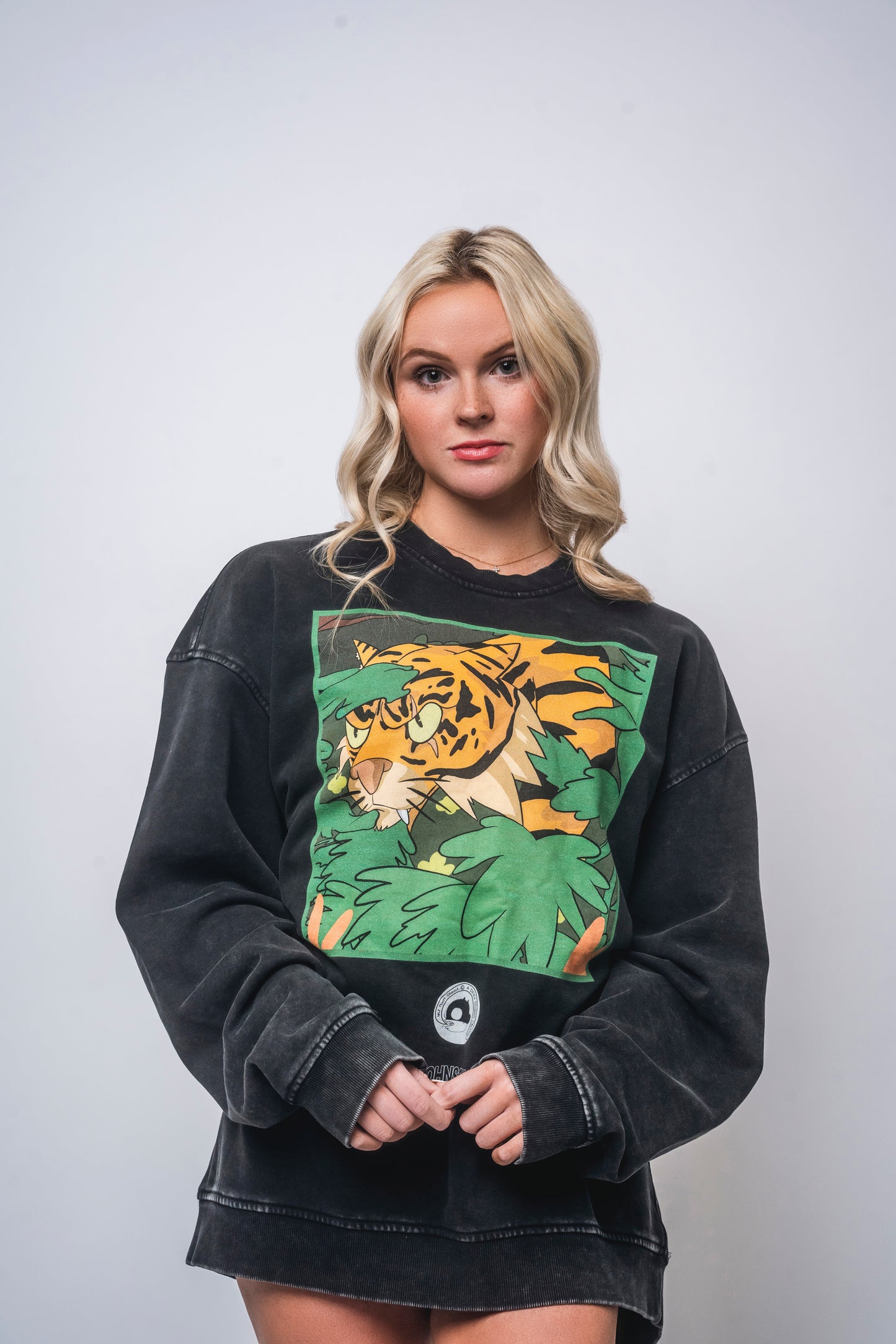 HALFMOONSTUDIOZ X JOHNSONANDSCOTT TIGER CREWNECK