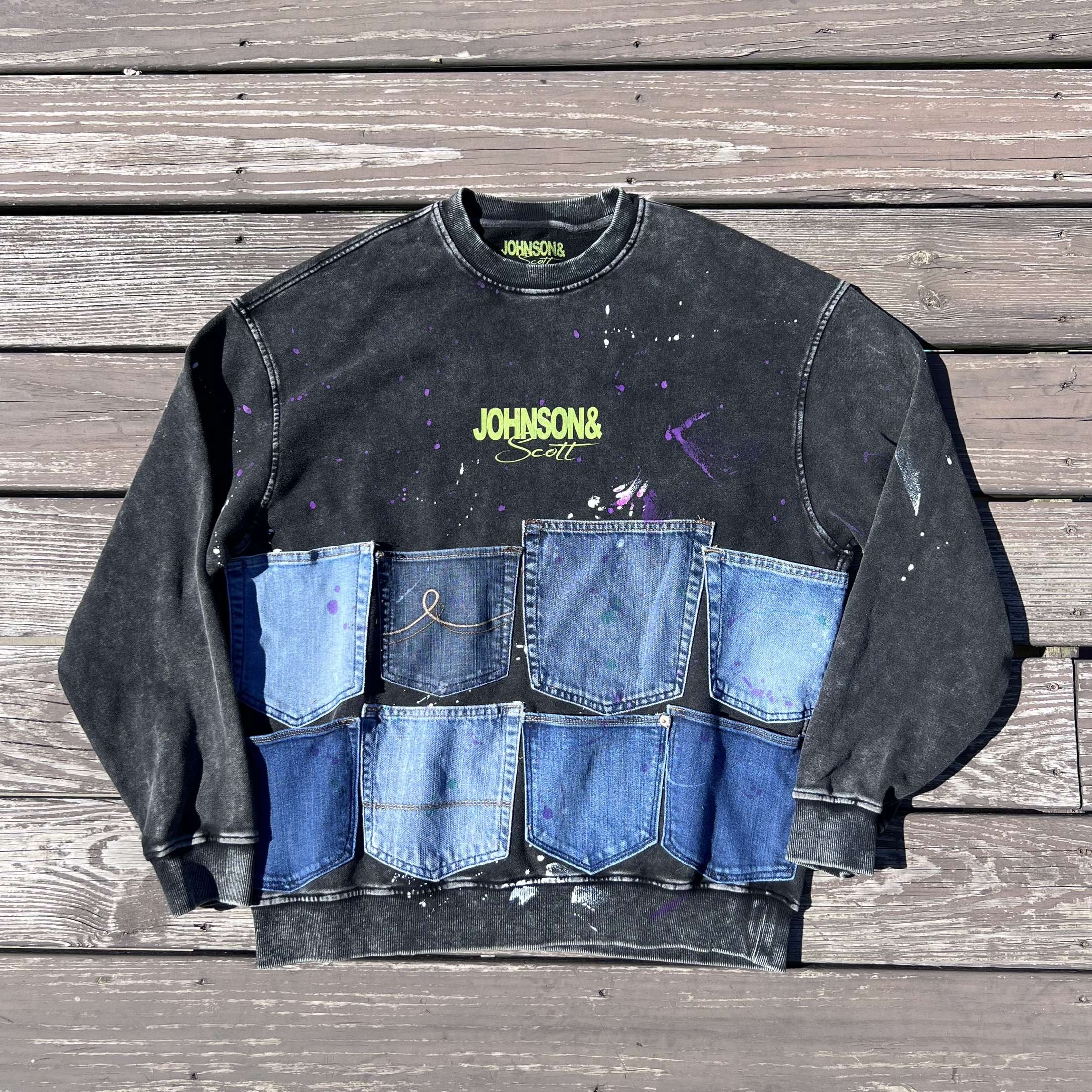 Denim Pocket Crewneck