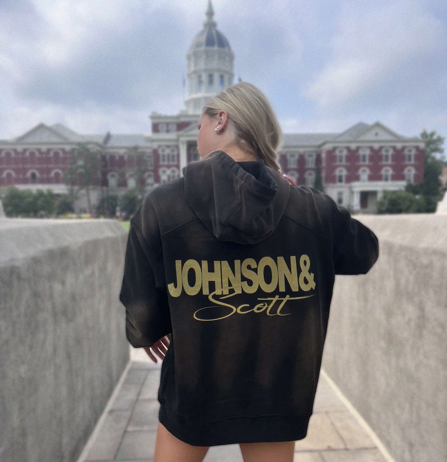 LOVE YOURSELF SUN FADED HOODIE