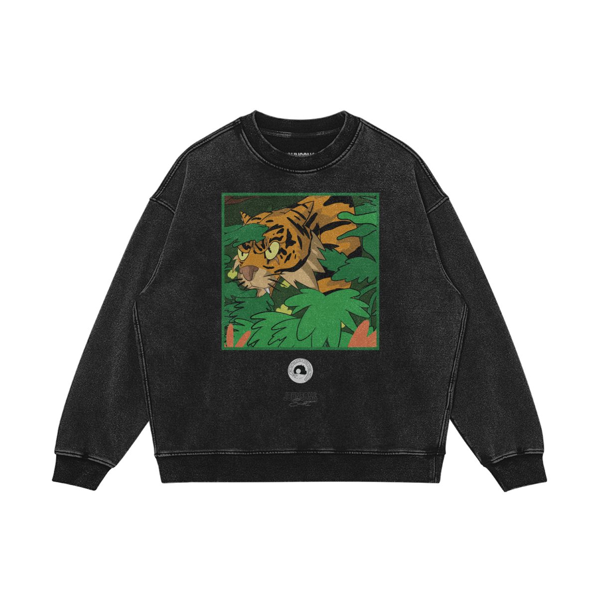 HALFMOONSTUDIOZ X JOHNSONANDSCOTT TIGER CREWNECK