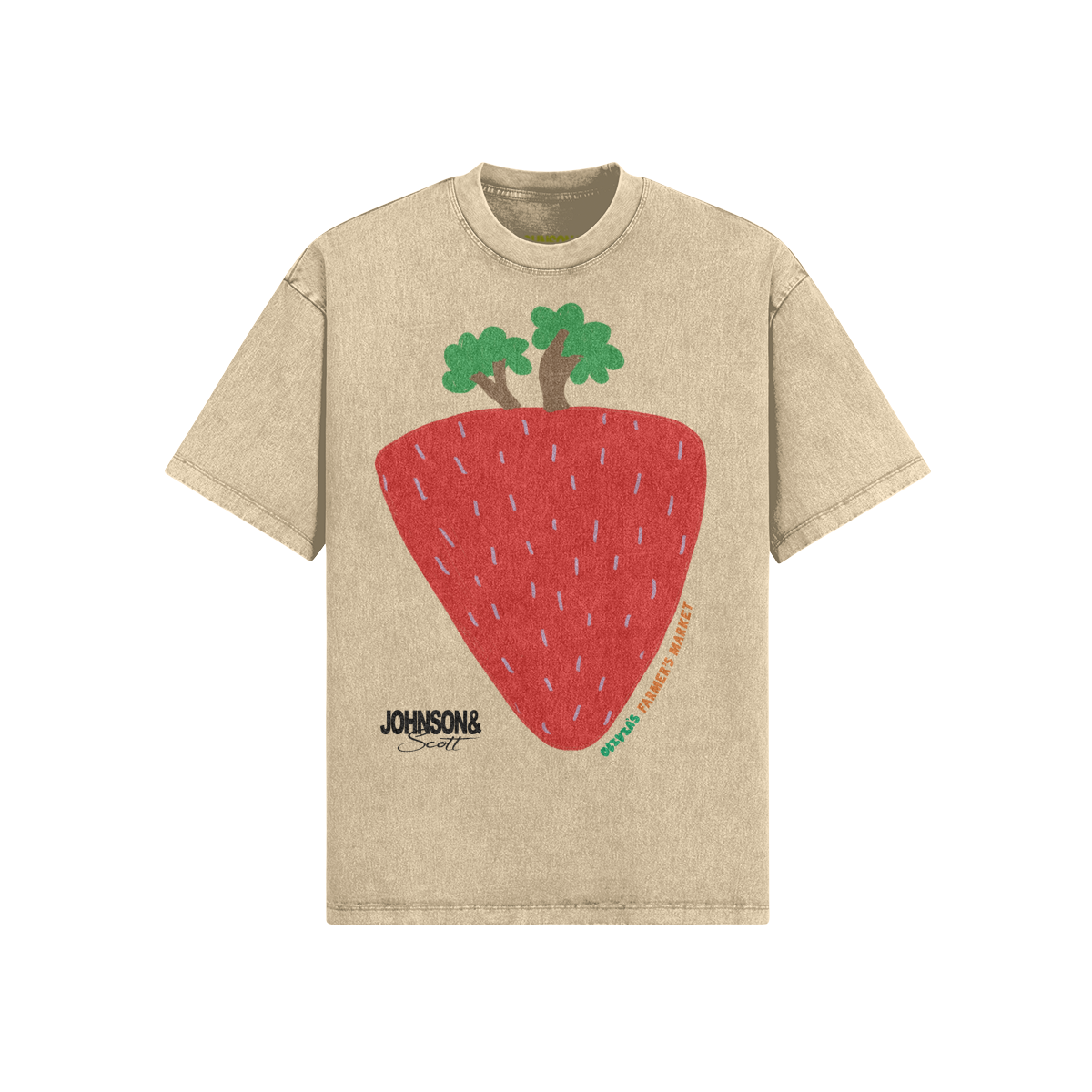 OLIVIA'S FARMERS MARKET STRAWBERRY T-SHIRT